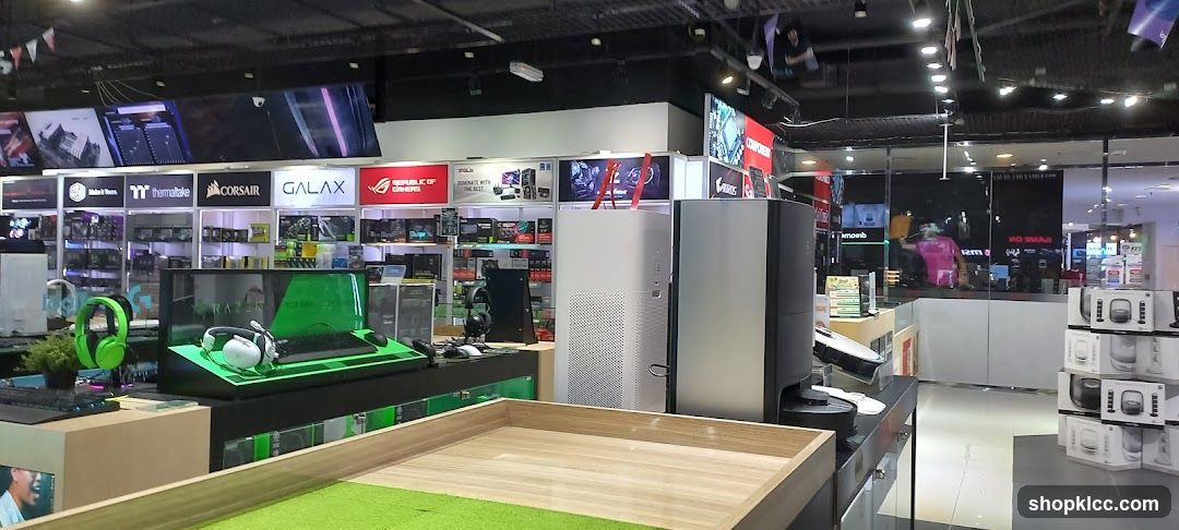 Computer Hardware Store Interior
