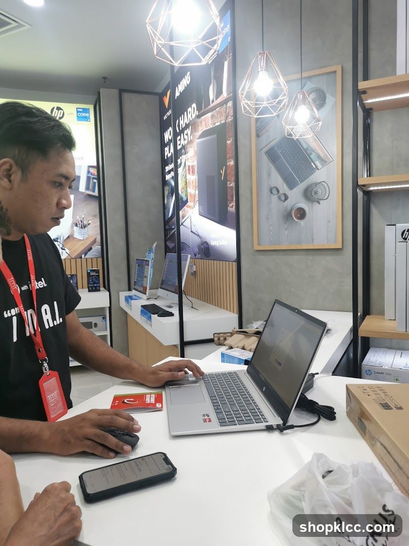 Electronics Store Display
