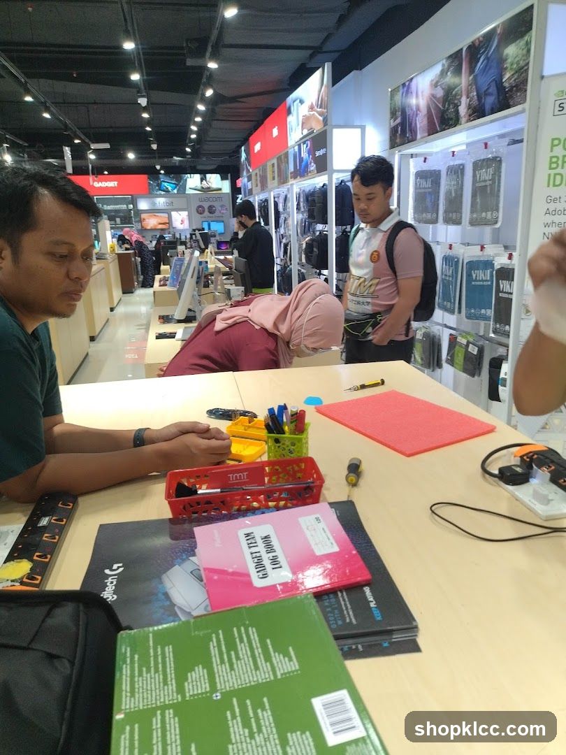 Electronics Store Interior