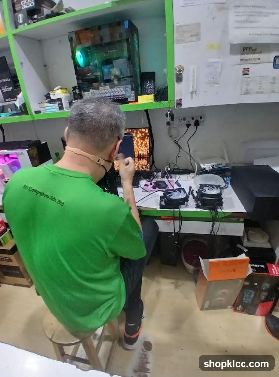 Computer Shop Interior