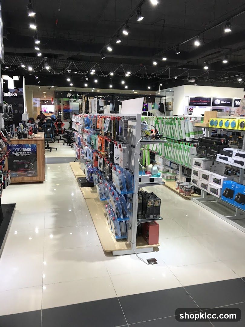 Electronics Store Interior
