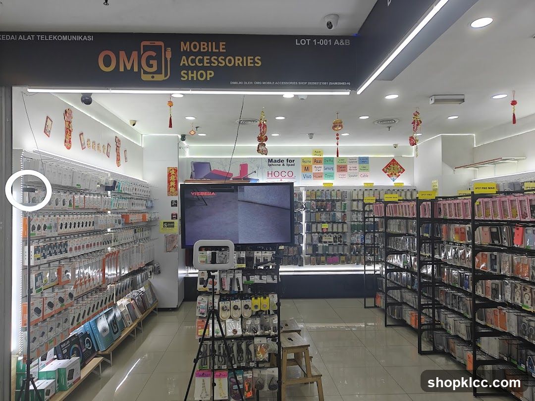 Mobile Accessories Shop Interior