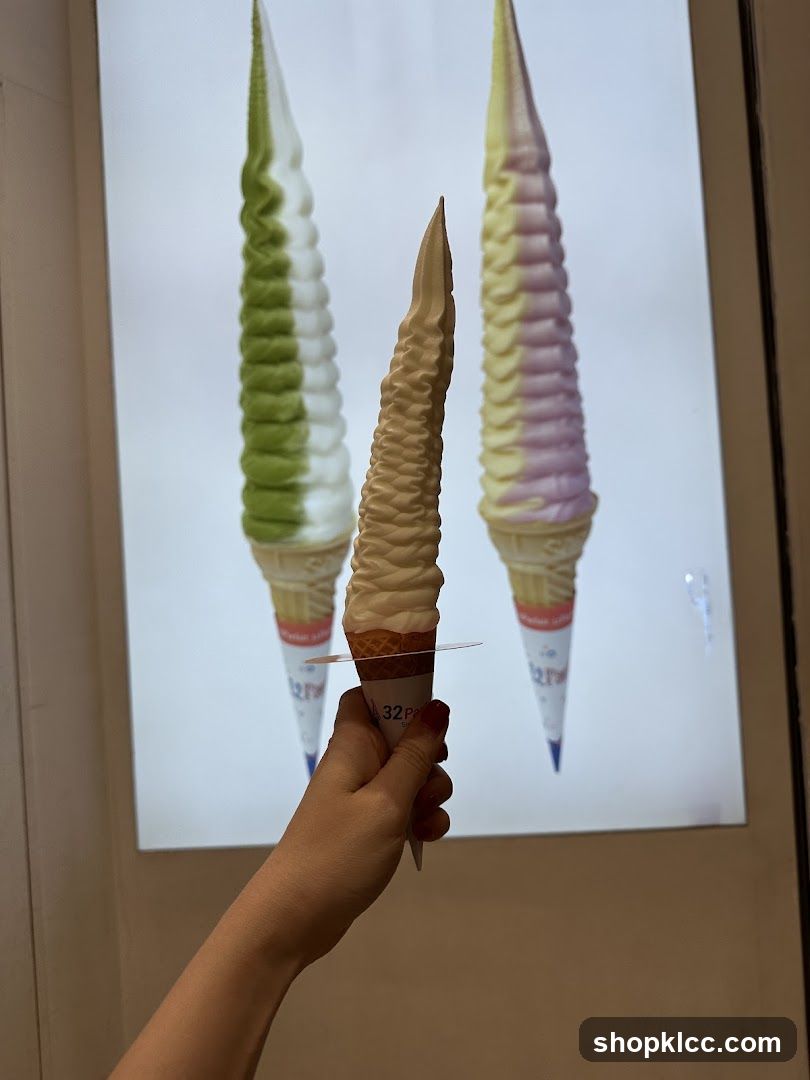 Ice Cream Cones Display