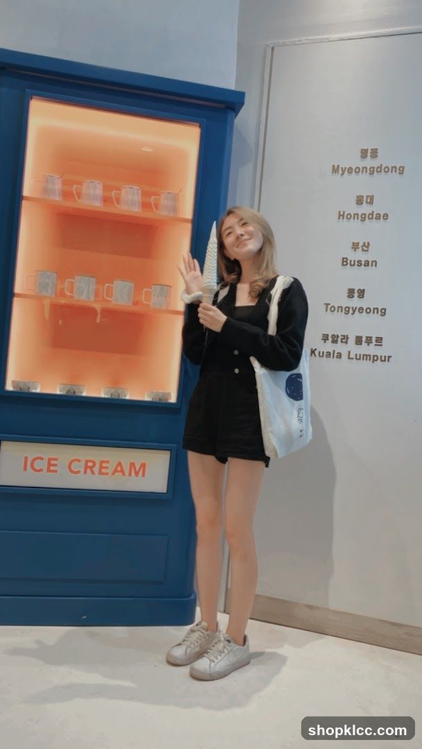 Woman with Ice Cream Cone