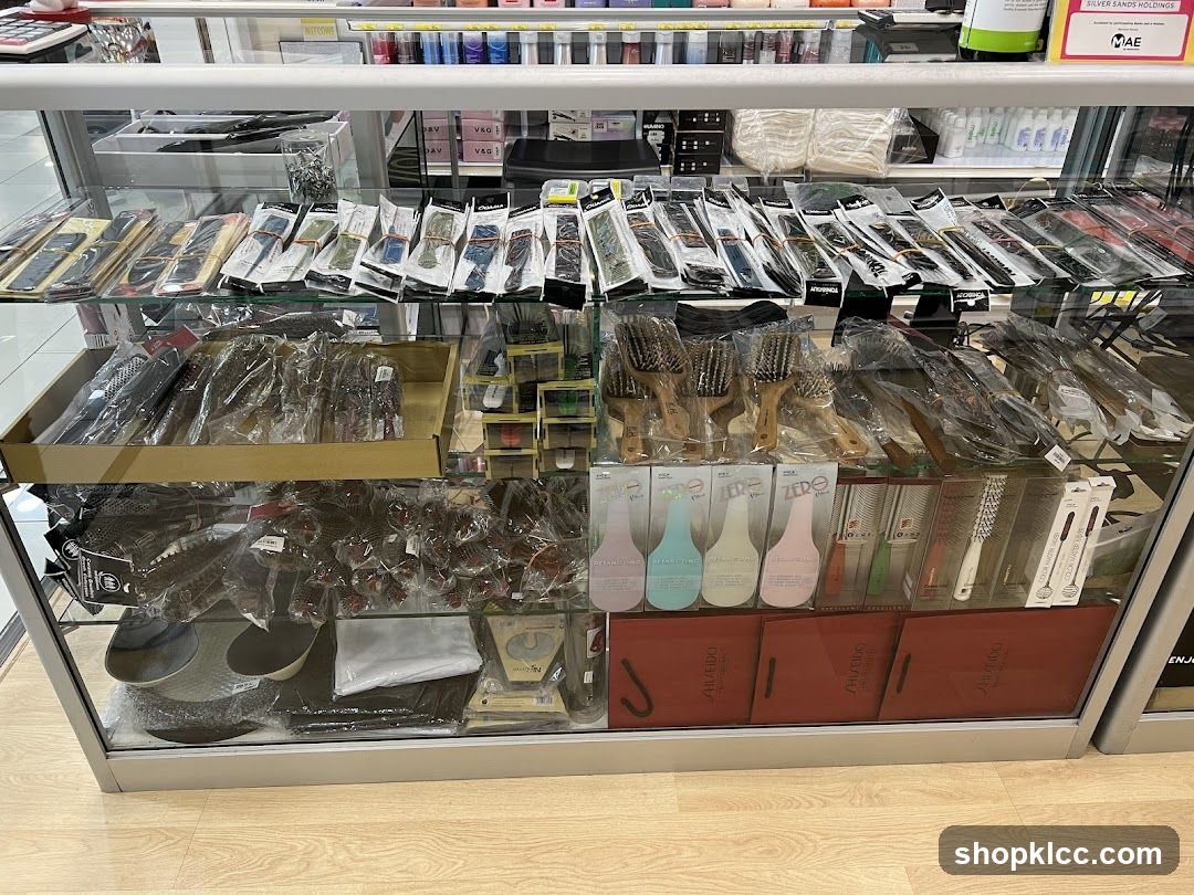 Hair Styling Tools Display