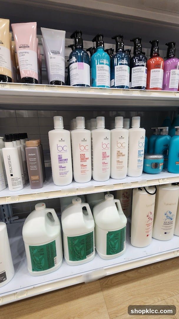 Hair Care Products on Shelves