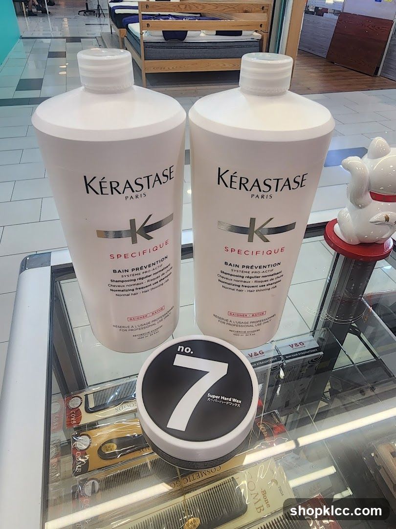 Kérastase Bain Prévention Shampoo and No. 7 Super Hard Wax