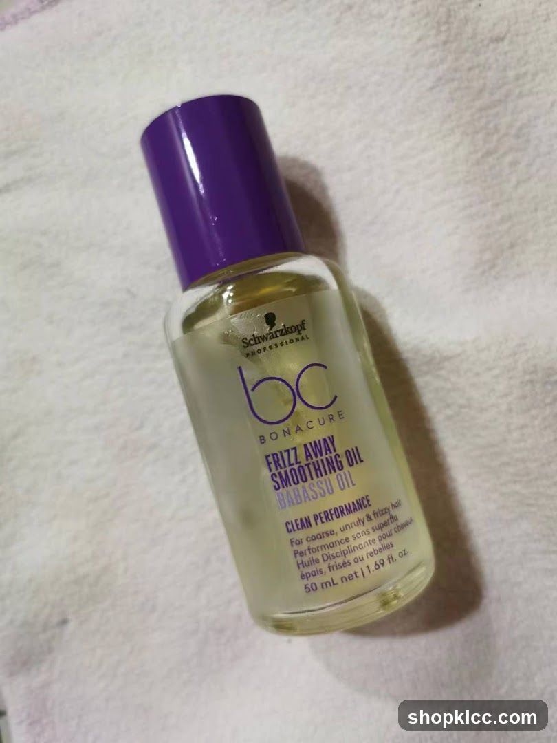 Schwarzkopf Bonacure Frizz Away Smoothing Oil