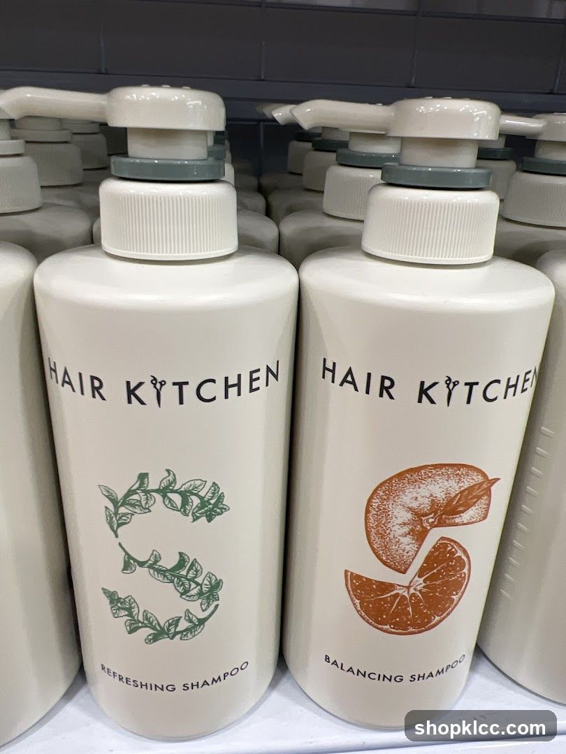 Hair Kitchen Shampoo Bottles