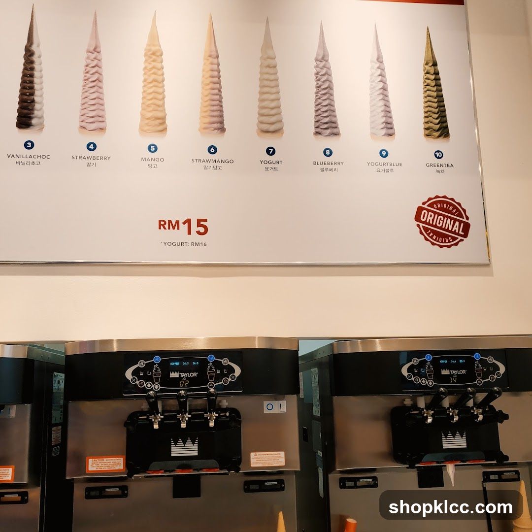 Ice Cream Flavors and Prices