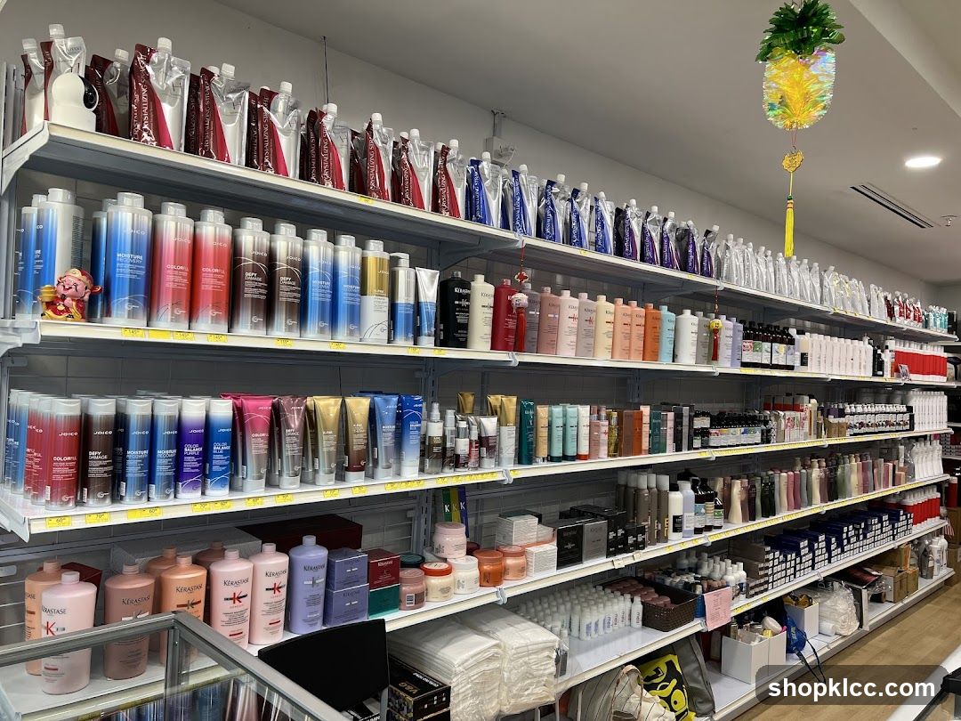 Hair Products on Shelves