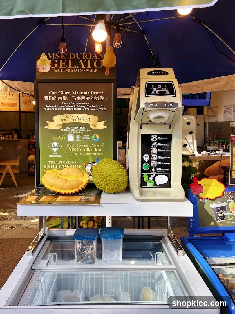 Durian Gelato Stand