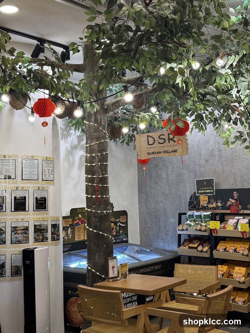 Durian Specialty Shop Interior