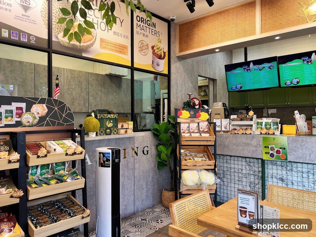 Durian Delicacy Shop Interior