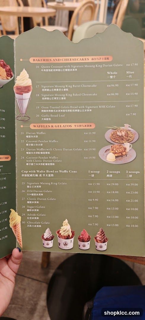 BAKERIES AND CHEESECAKES WAFFLES & GELATOS