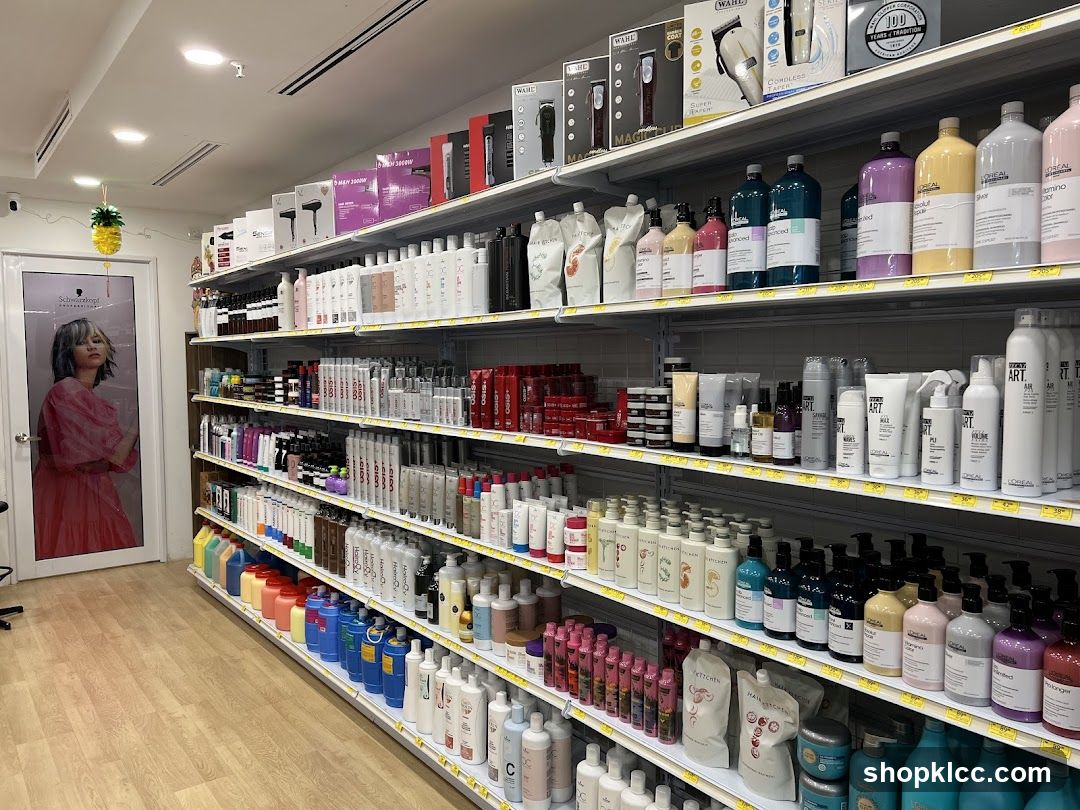 Hair Salon Product Display