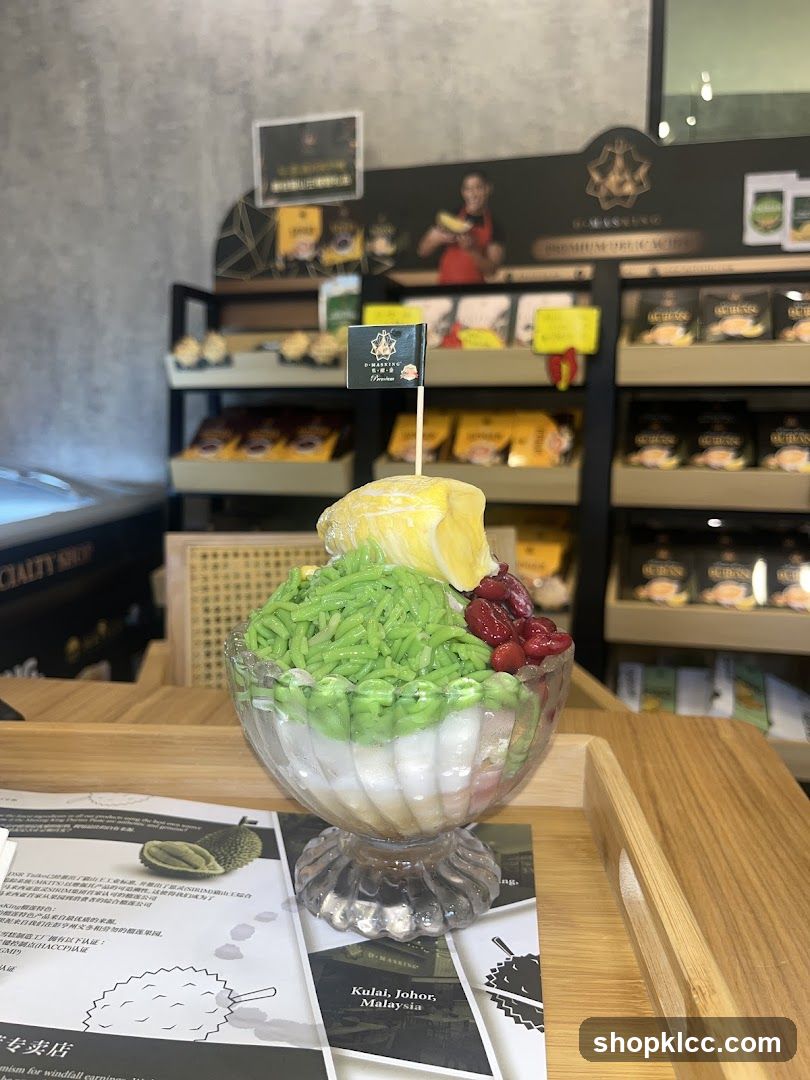 Durian Cendol Dessert