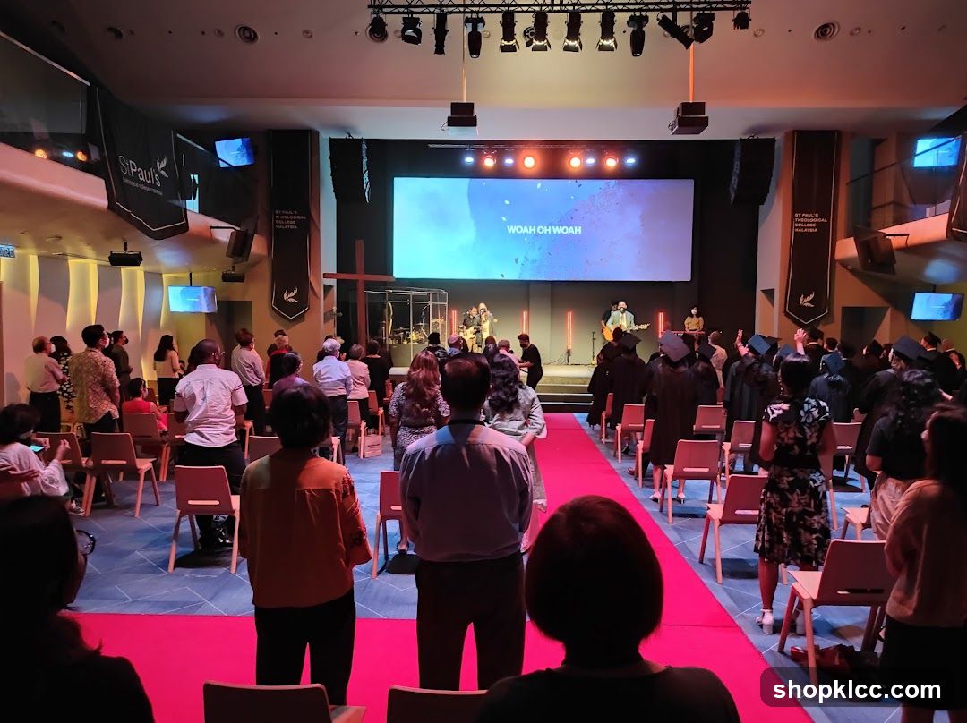 Church Service with Graduation Ceremony