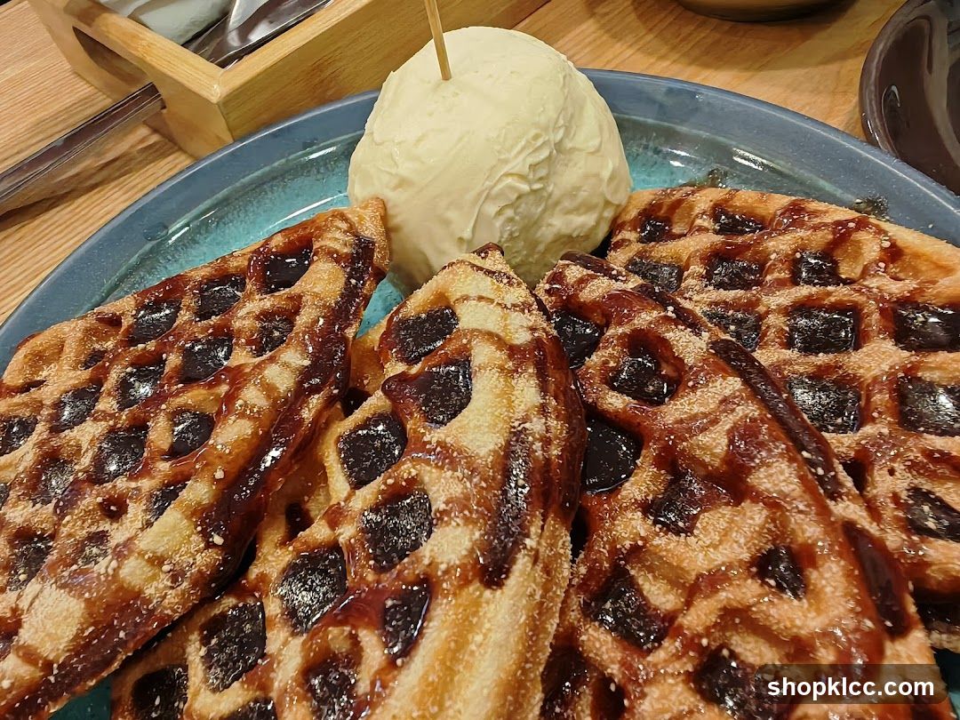 Waffles with Ice Cream