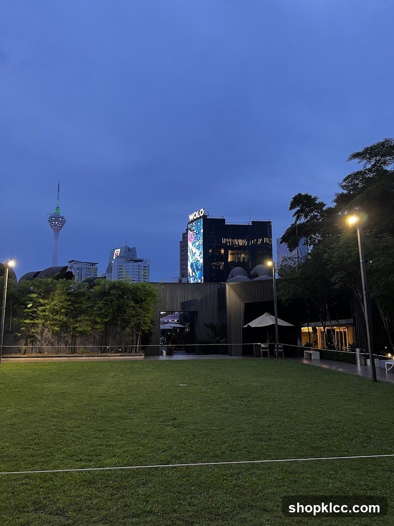 WOLO building at dusk