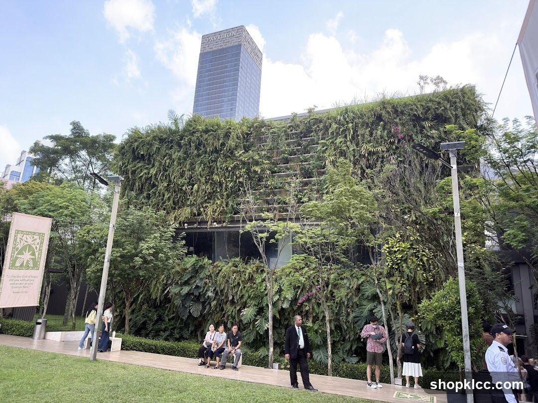 Modern Building with Vertical Garden