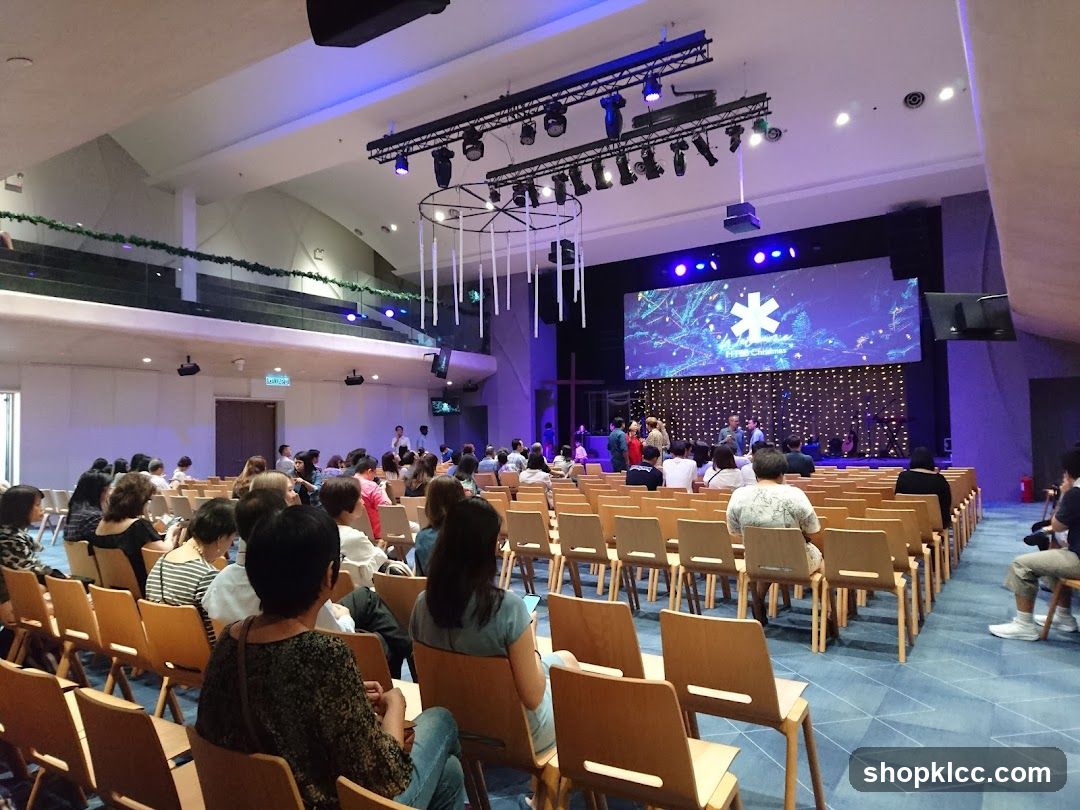 Audience in a large hall