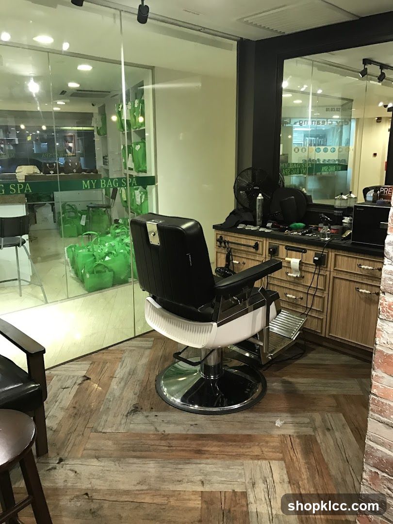 Barber Chair and Spa Interior