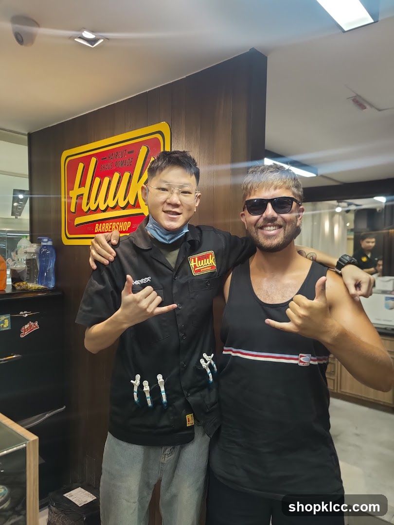Barbershop Staff and Customer