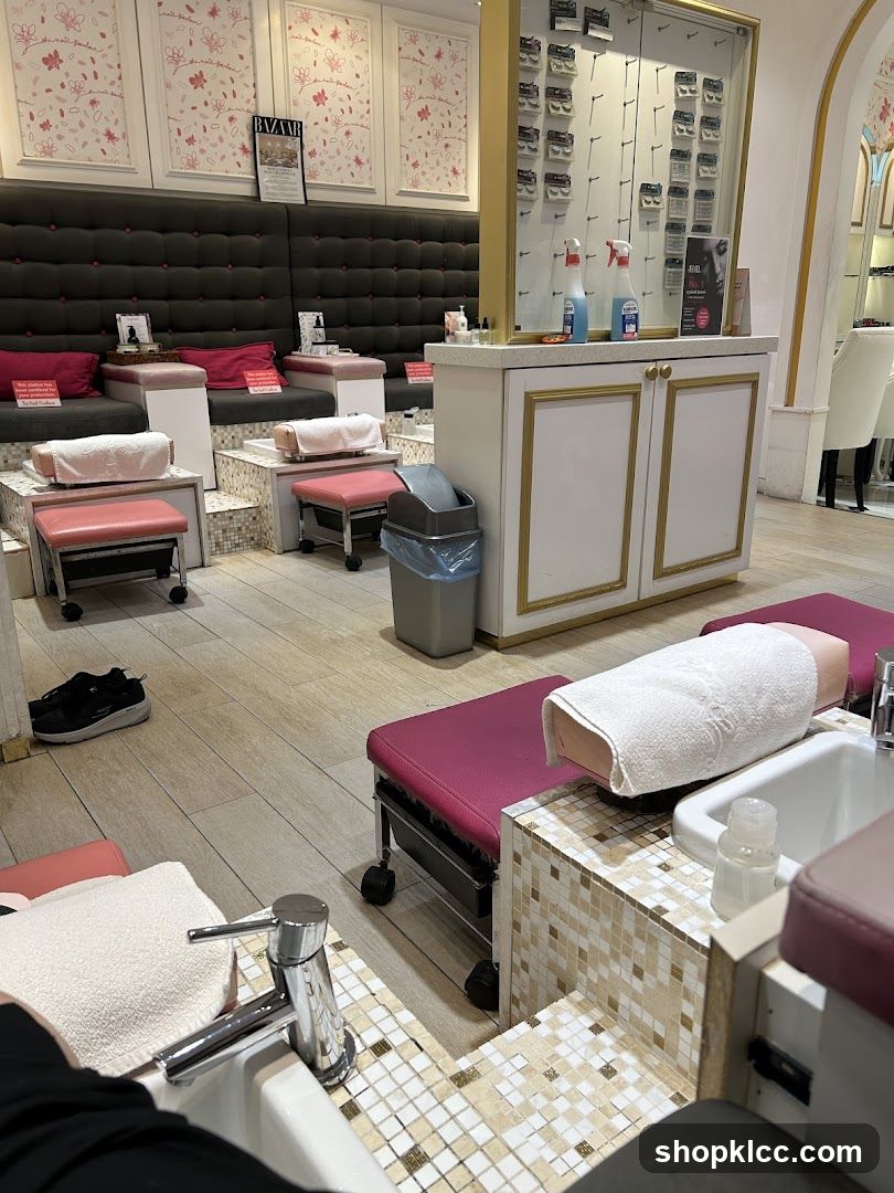 Nail Salon Pedicure Stations