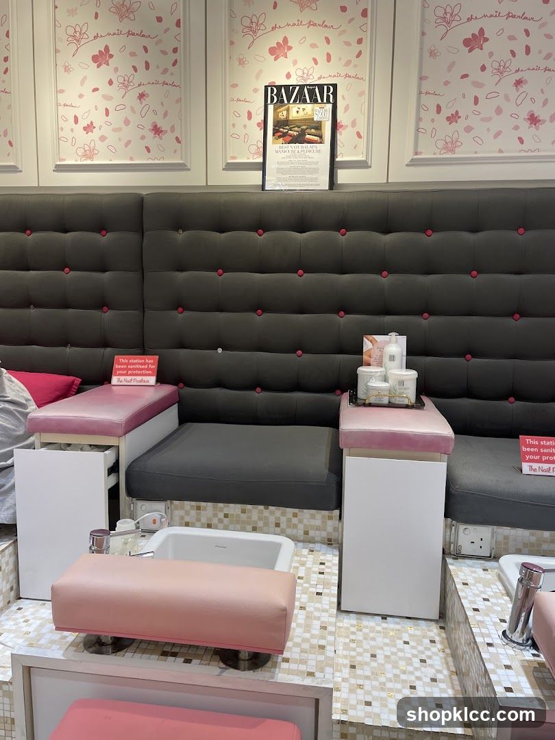 Nail Salon Pedicure Station