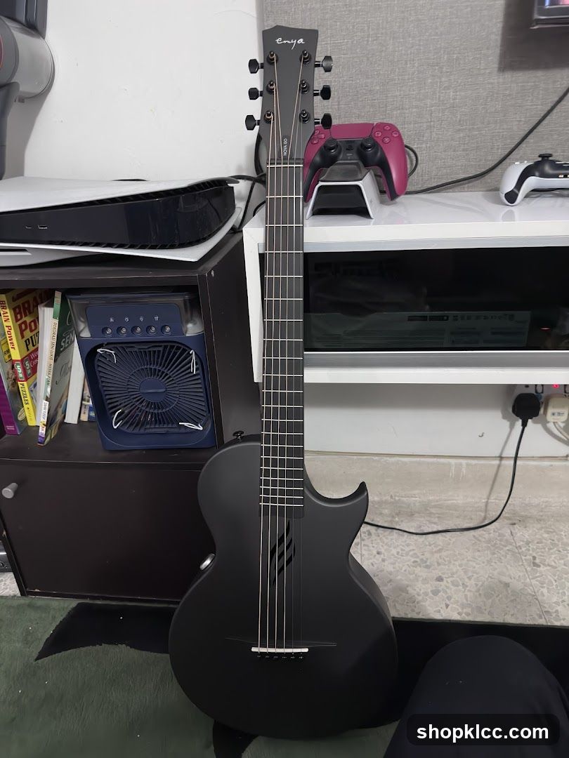 Black Acoustic Guitar