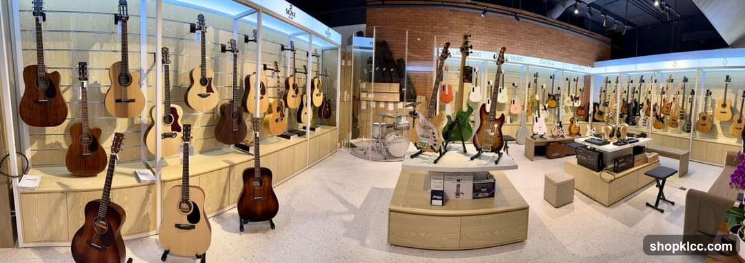 Guitar Store Interior