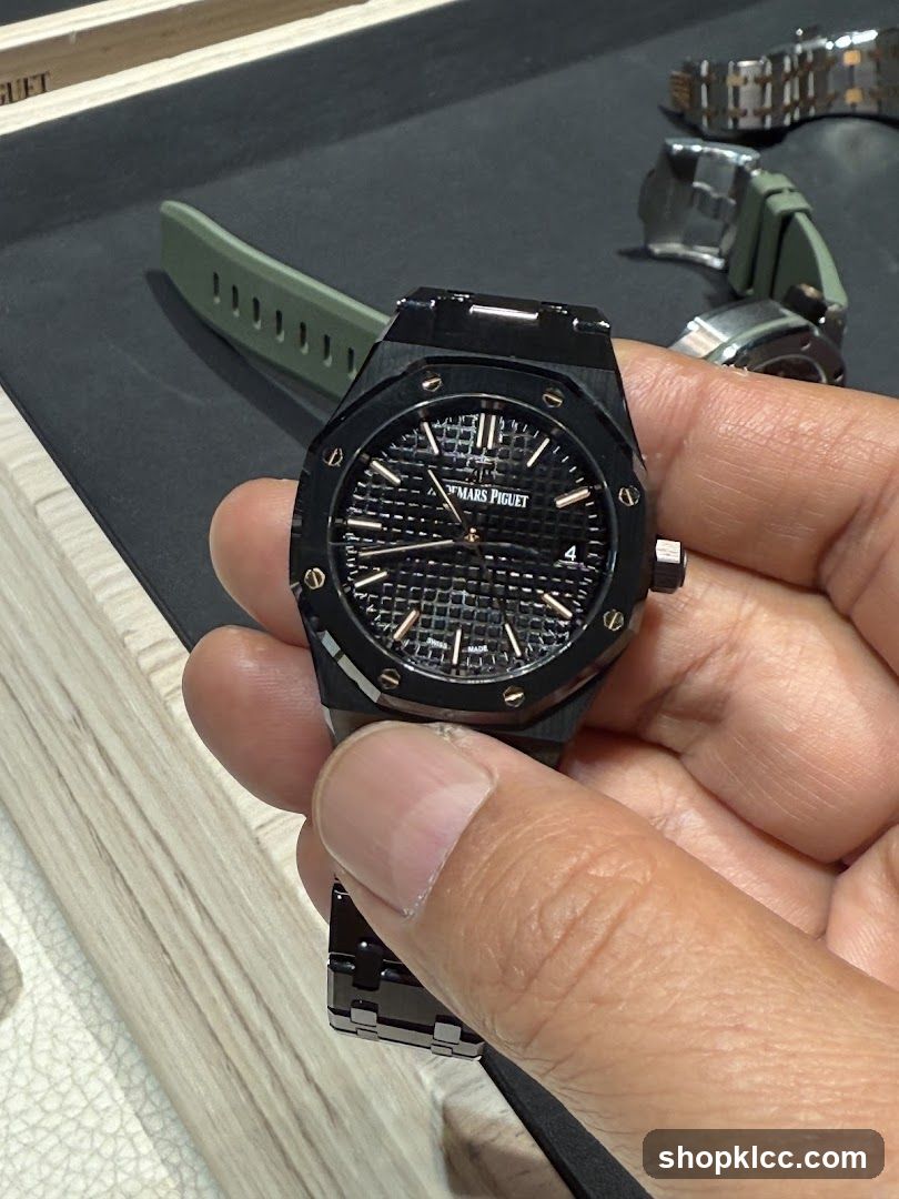 Black Audemars Piguet Watch