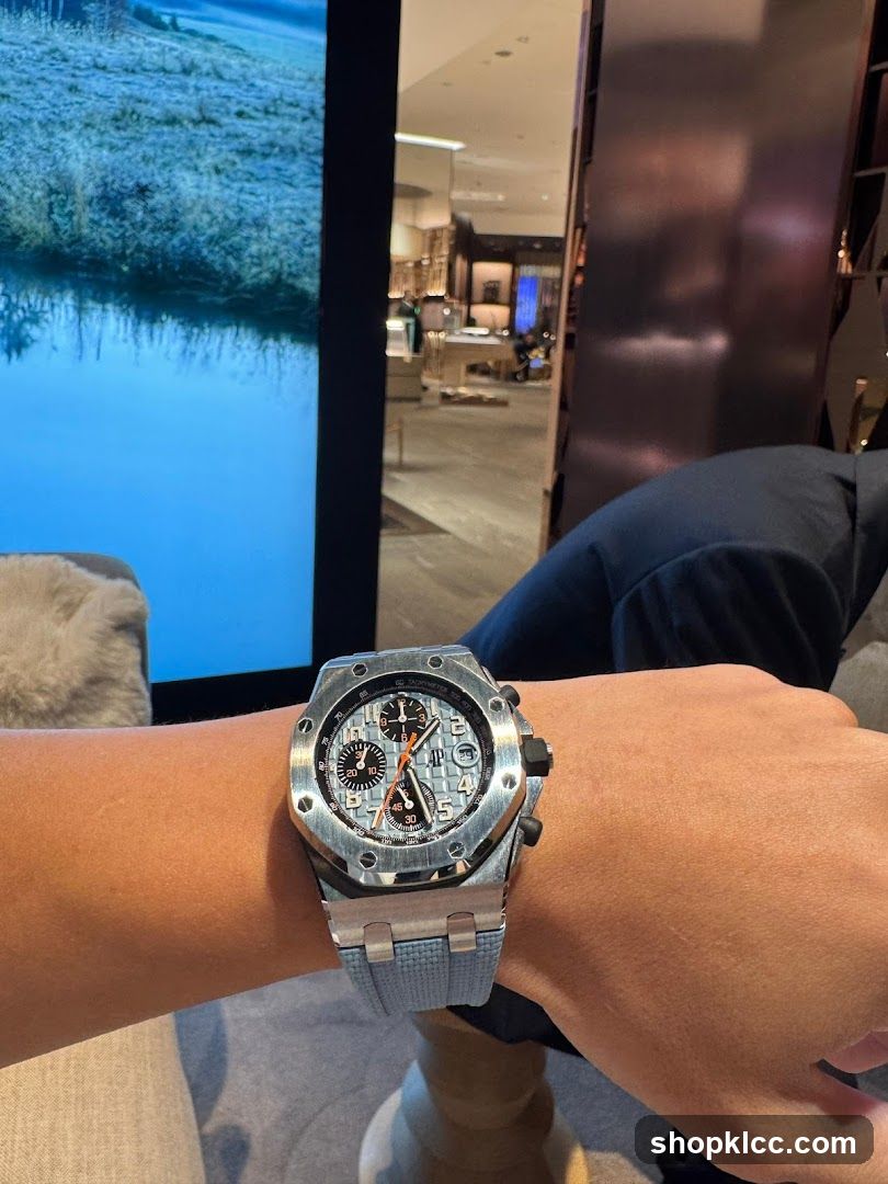 Watch on Wrist in Store