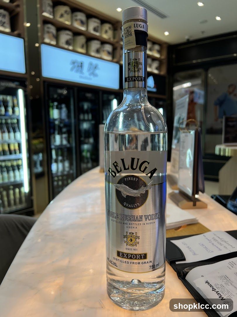 Beluga Vodka Bottle