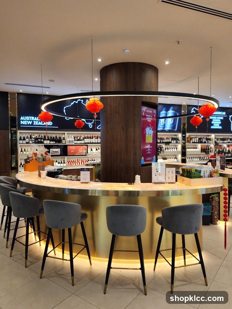 Bar Area with Wine Displays