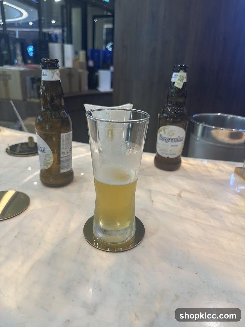 Beer on a Marble Counter