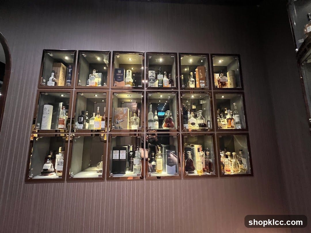 Display of Liquor Bottles