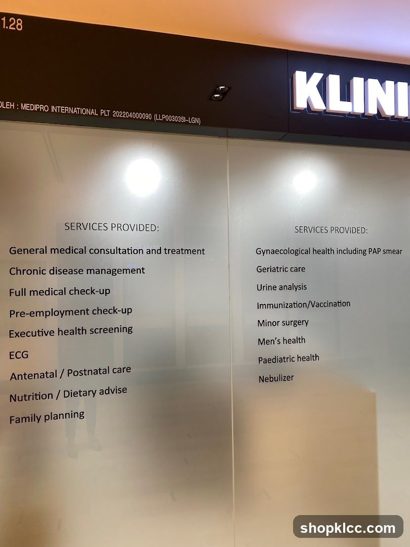 Klinik Medipro Bukit Bintang