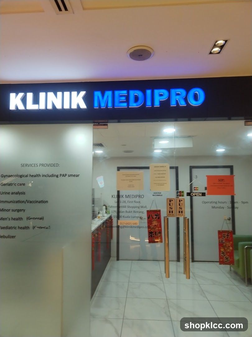 Klinik Medipro Bukit Bintang