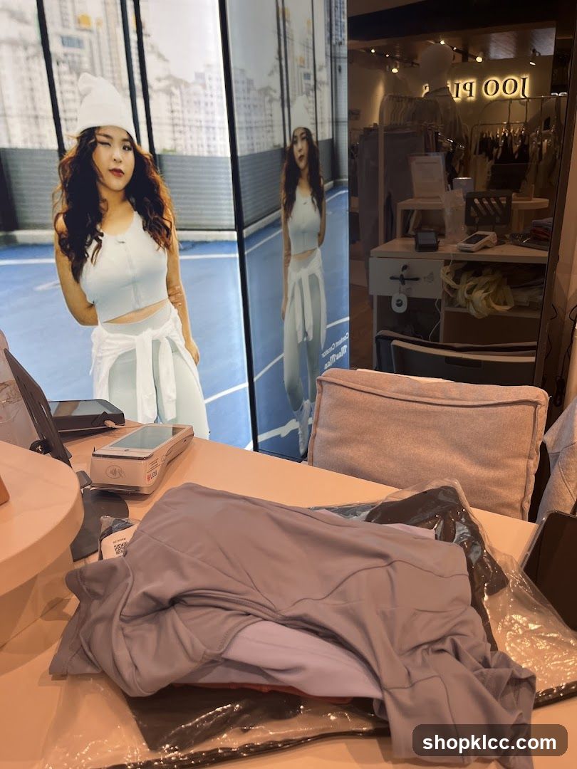 Store Interior with Clothing Display
