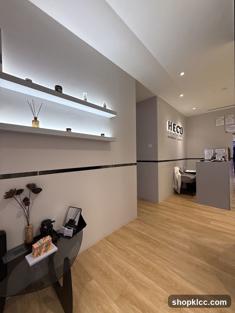 HECO Aesthetics Centre Reception Area