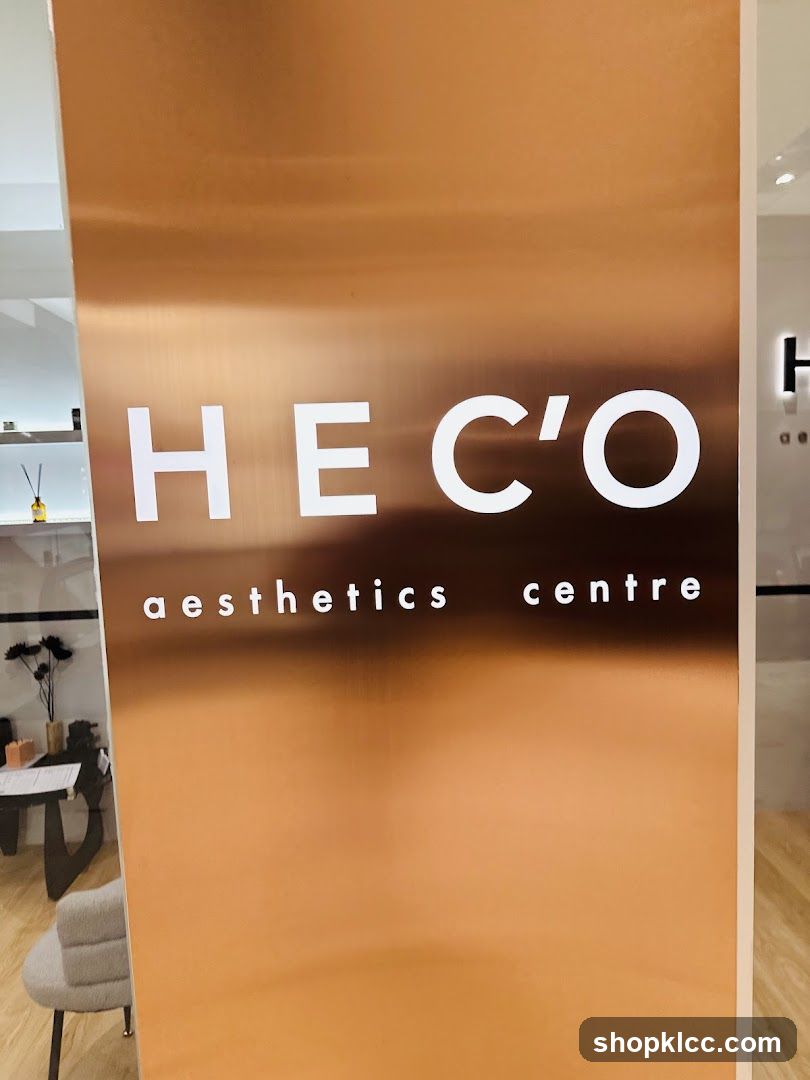 HECO Aesthetics Centre Sign