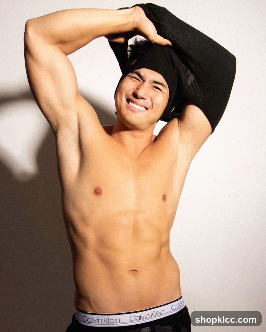 Man removing shirt