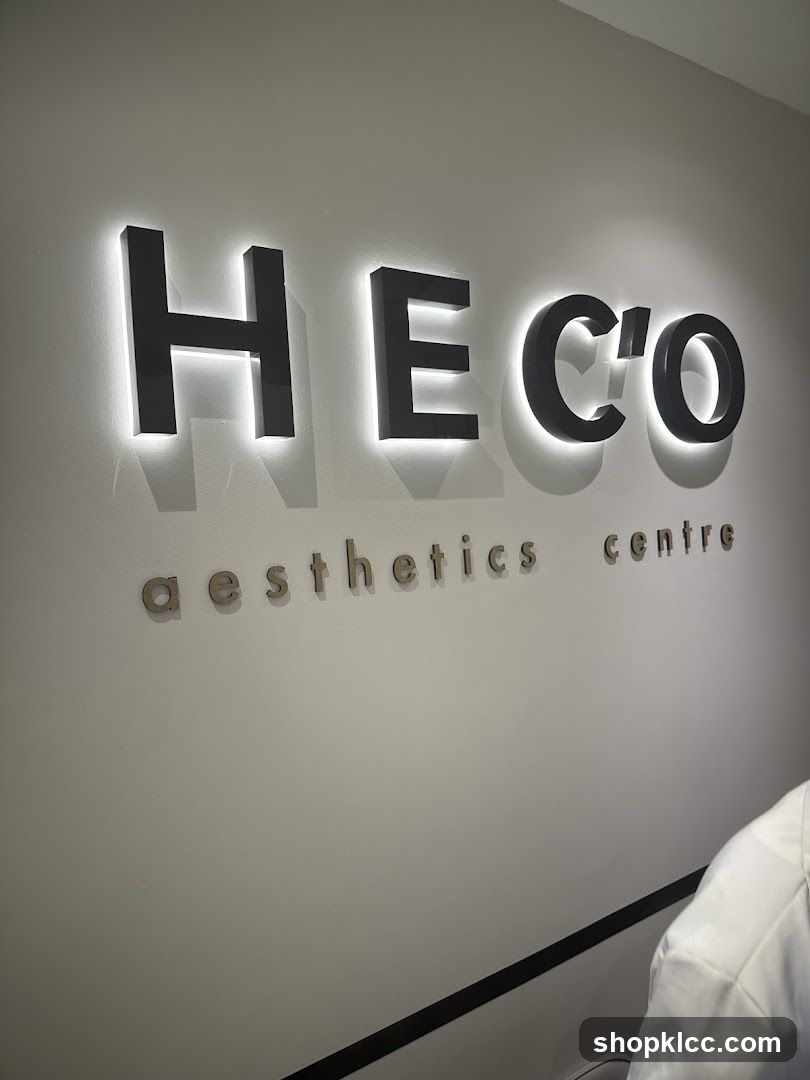 HECO Aesthetics Centre Signage