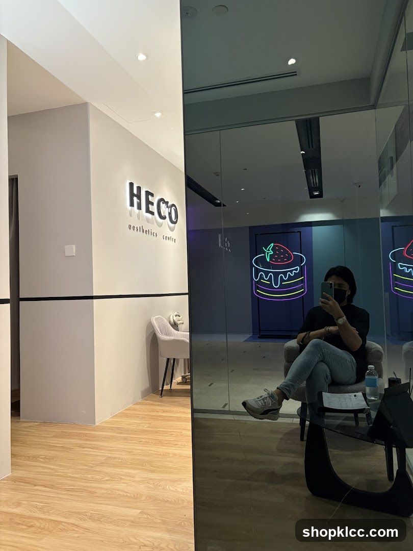 Interior of an aesthetics centre