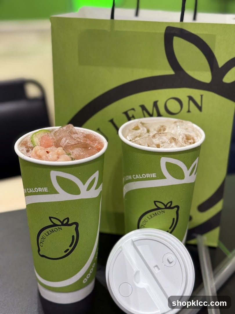 CYOU LEMON drinks
