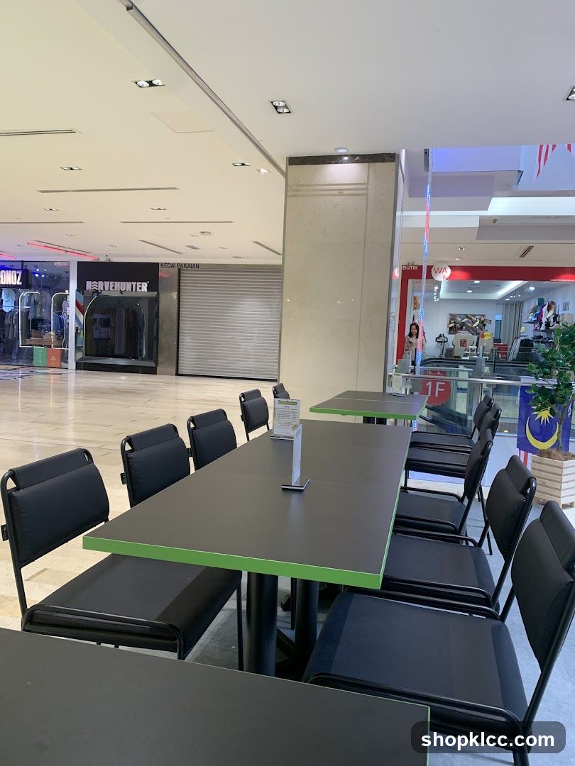 Dining Area in a Mall
