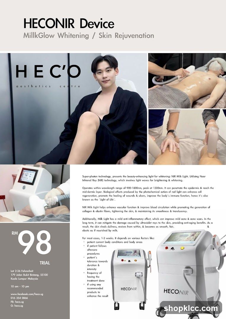HECONIR Device - MilkGlow Whitening / Skin Rejuvenation