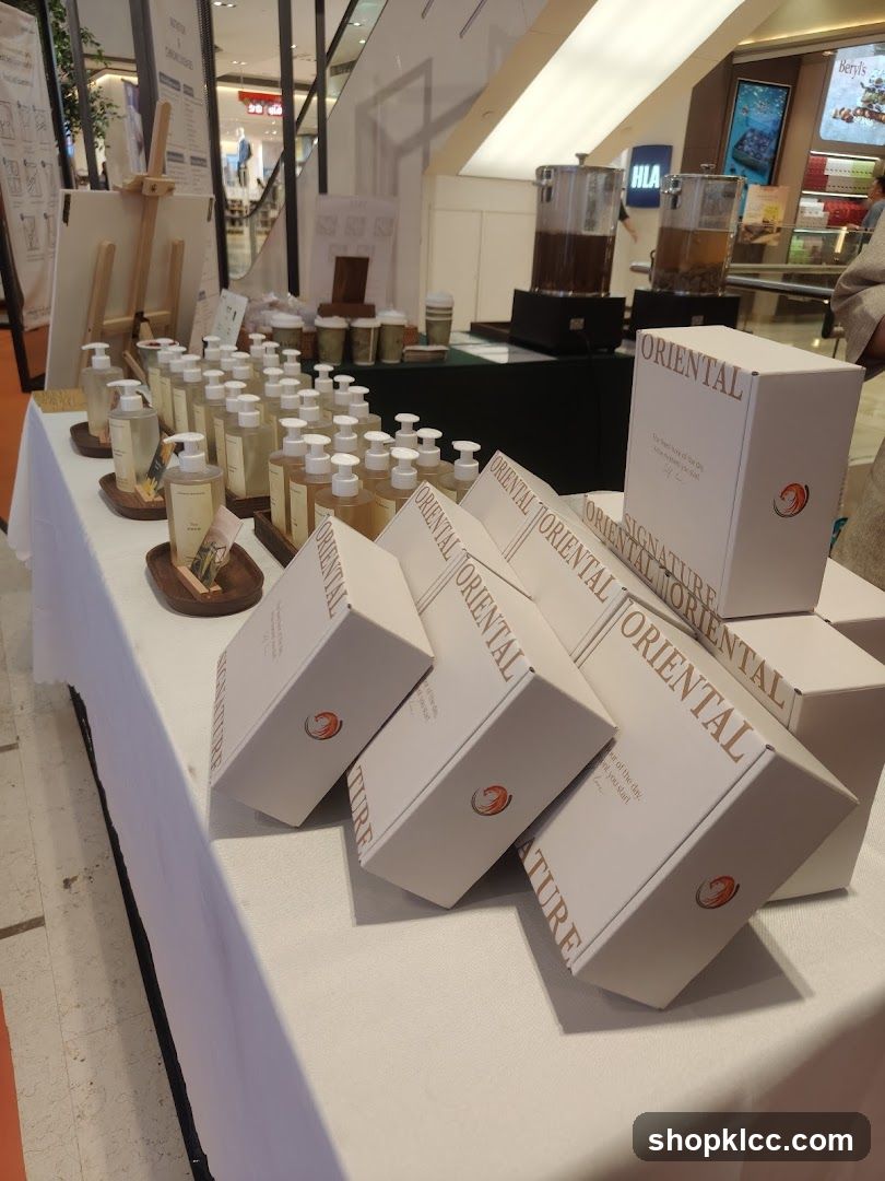 Oriental Signature Products Display